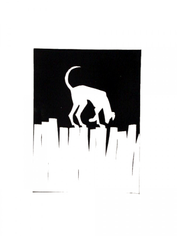 Monotipo8: Lucia1 - 2009 -  Plancha 16x12cm - Papel 250gr. Canson Guarro - VENDIDO